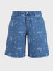 Men's Blue Regular Fit  Warner Bros Shorts