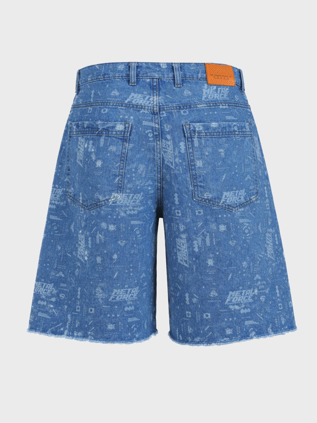 Men's Blue Regular Fit  Warner Bros Shorts
