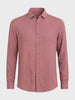 Men's Rust Regular Fit Casual Solid Shirt