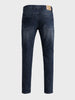 Men's Blue Carrot Fit Solid Casual Jeans