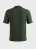Men's Olive Slim Fit Solid Casual Polo T-Shirt