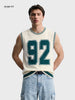 Men's White Slim Fit Graphic Printed Flat Knit  T-Shirt