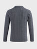 Men's Grey Slim Fit Solid Casual Polo T-Shirt