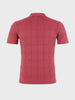 Men's Red Slim Fit Solid Casual Polo T-Shirt
