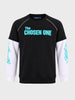Men's Black Regular Fit Graphic Printed Casual Sweatshirt