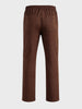 Men's Brown Regular Fit Solid Casual Joggers