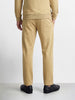 Men's Beige Regular Fit Solid Casual Joggers