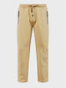 Men's Beige Regular Fit Solid Casual Joggers