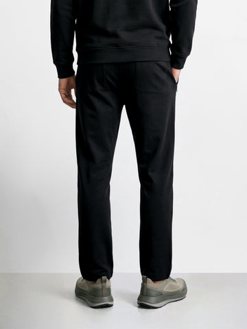 Men's Black Regular Fit Solid Casual Joggers