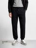 Men's Black Regular Fit Solid Casual Joggers