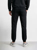 Men's Black Regular Fit Solid Casual Joggers