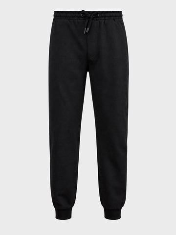 Men's Black Regular Fit Solid Casual Joggers