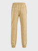 Men's Beige Regular Fit Solid Casual Joggers