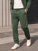 Men's Olive Regular Fit Solid Casual Joggers