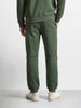 Men's Olive Regular Fit Solid Casual Joggers