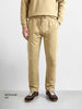 Men's Beige Regular Fit Solid Casual Joggers
