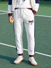 Men's White Regular Fit Solid Casual Sweat Pant