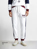 Men's White Regular Fit Solid Casual Sweat Pant