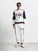Men's White Regular Fit Solid Casual Sweat Pant