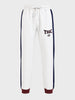 Men's White Regular Fit Solid Casual Sweat Pant