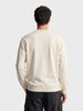 Men's Off White Regular Fit Printed Casual Sweatshirt