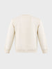 Men's Off White Regular Fit Printed Casual Sweatshirt