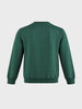 Men's Green Regular Fit Printed Casual Sweatshirt