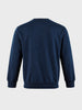 Men's Navy Blue Relaxed Fit Embroidered Casual Sweatshirt