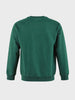 Men's Green Relaxed Fit Embroidered Casual Sweatshirt