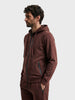 Men's Brown Regular Fit Solid Casual Sweatshirt