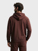 Men's Brown Regular Fit Solid Casual Sweatshirt
