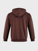 Men's Brown Regular Fit Solid Casual Sweatshirt