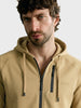 Men's Beige Regular Fit Solid Casual Sweatshirt