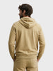 Men's Beige Regular Fit Solid Casual Sweatshirt