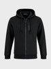 Men's Black Regular Fit Solid Casual Sweatshirt
