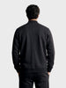 Men's Black Regular Fit Solid Casual Sweatshirt