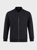 Men's Black Regular Fit Solid Casual Sweatshirt