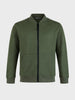 Men's Olive Regular Fit Solid Casual Sweatshirt