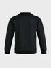 Men's Black Regular Fit Solid Casual Sweatshirt