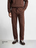 Men's Brown Regular Fit Solid Casual Joggers