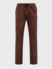 Men's Brown Regular Fit Solid Casual Joggers