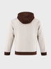 Men's Off White Regular Fit Solid Casual Sweatshirt