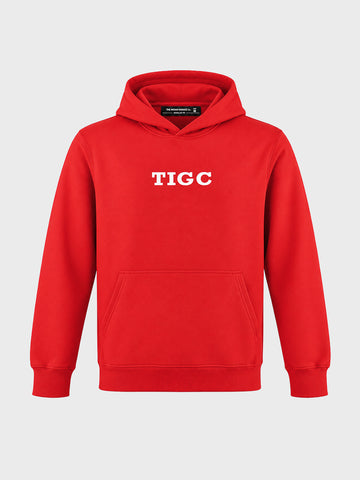 Men's Red Regular Fit Solid Casual Sweatshirt
