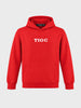 Men's Red Regular Fit Solid Casual Sweatshirt