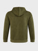 Men's Olive Regular Fit Embroidered Casual Sweatshirt