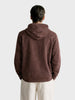 Men's Brown Regular Fit Embroidered Casual Sweatshirt