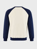 Men's Off White Regular Fit Embroidered Casual Sweatshirt