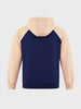 Men's Navy Blue Regular Fit Embroidered Casual Sweatshirt