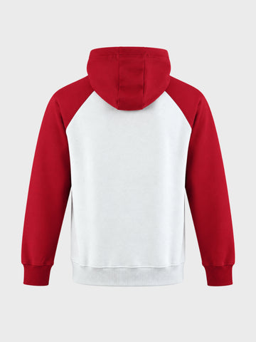 Men's Grey Regular Fit Embroidered Casual Sweatshirt