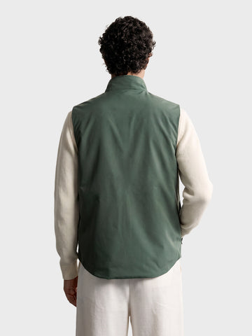 Men's Olive Regular Fit Solid Casual Jacket